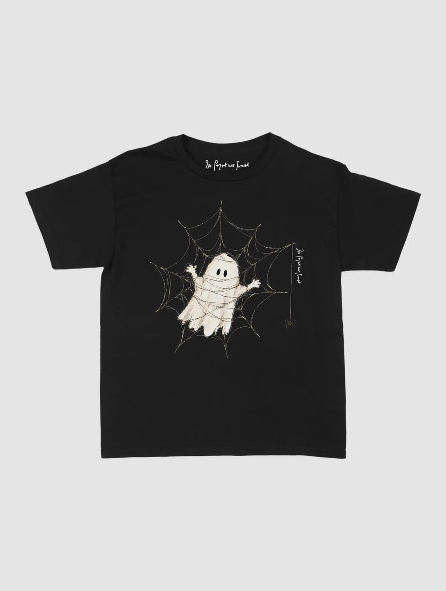 spider’s web baby tee - In Print We Trust