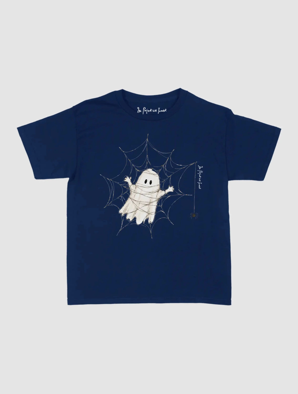 spider’s web baby tee - In Print We Trust
