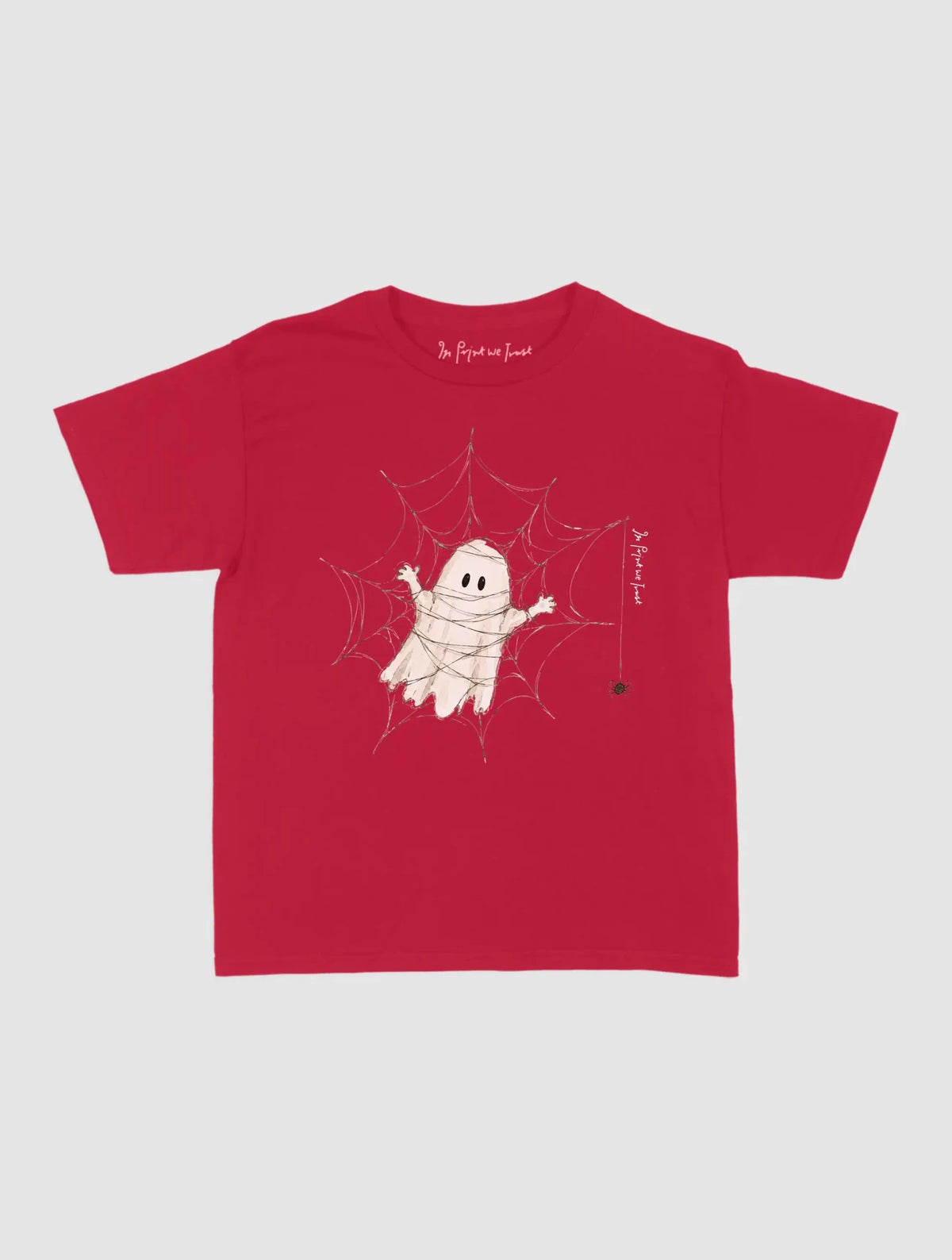 spider’s web baby tee - In Print We Trust