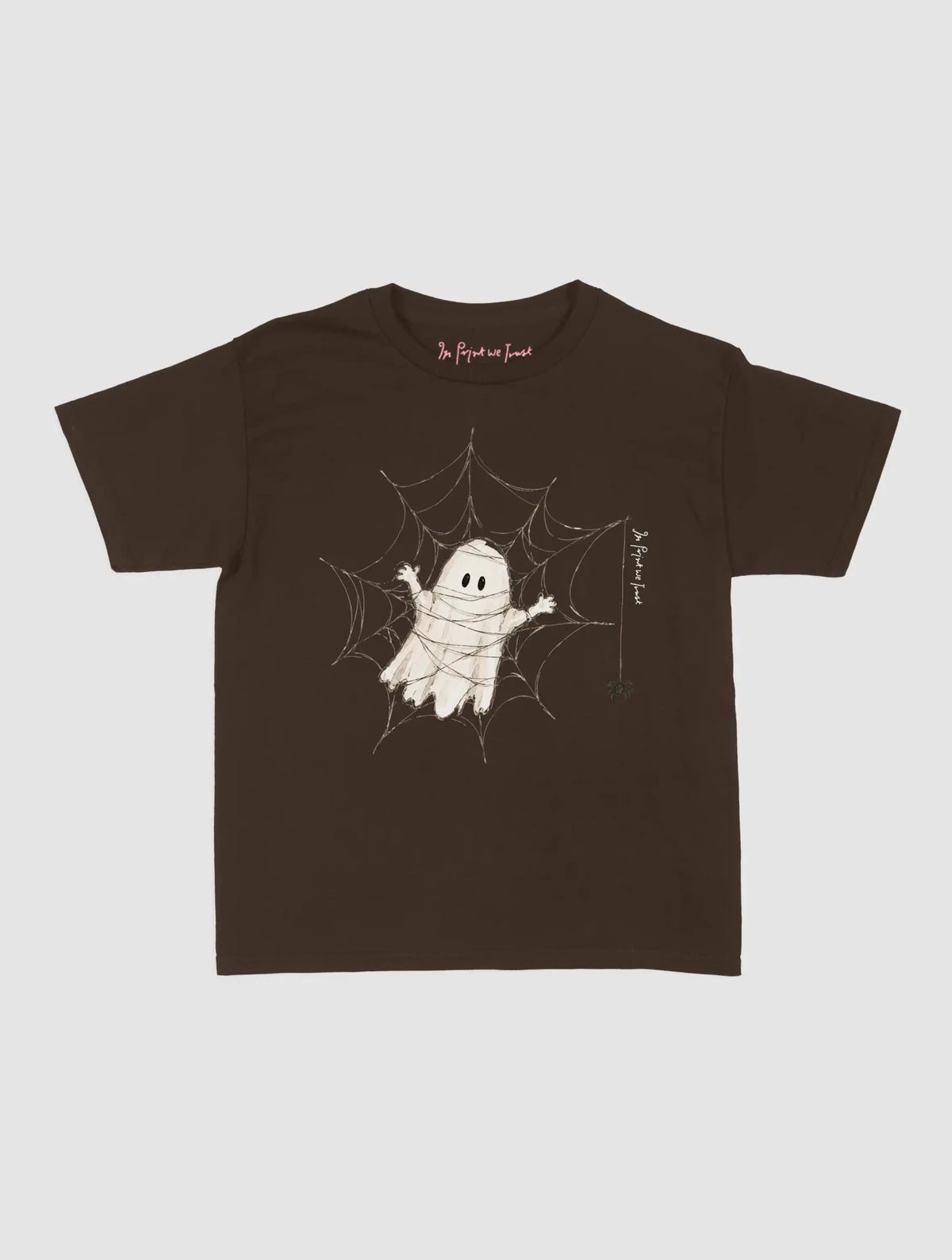 spider’s web baby tee - In Print We Trust