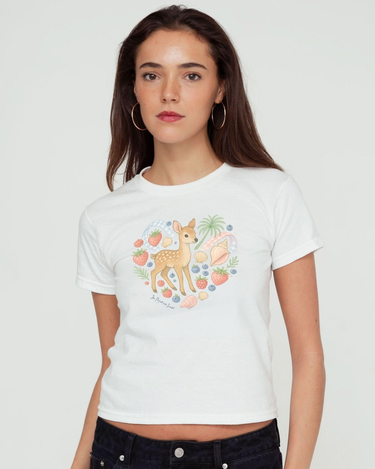 spring baby tee - In Print We Trust