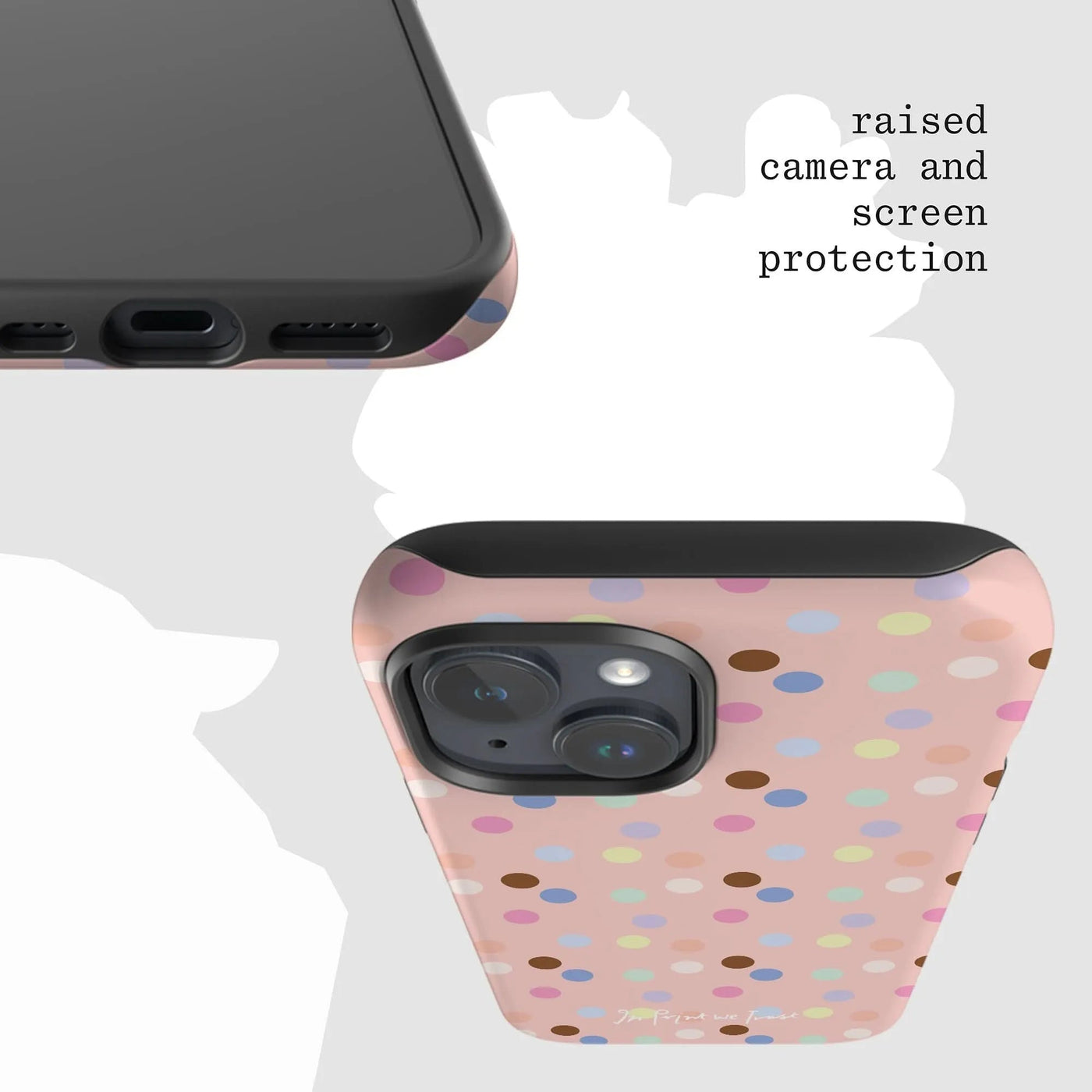 sprinkles tough iPhone case - In Print We Trust