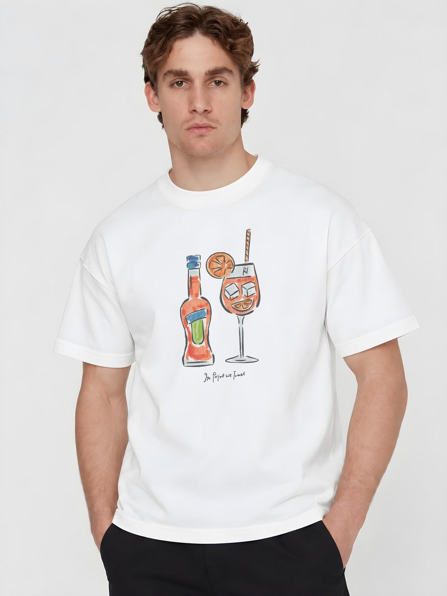 spritz heavyweight tee - In Print We Trust
