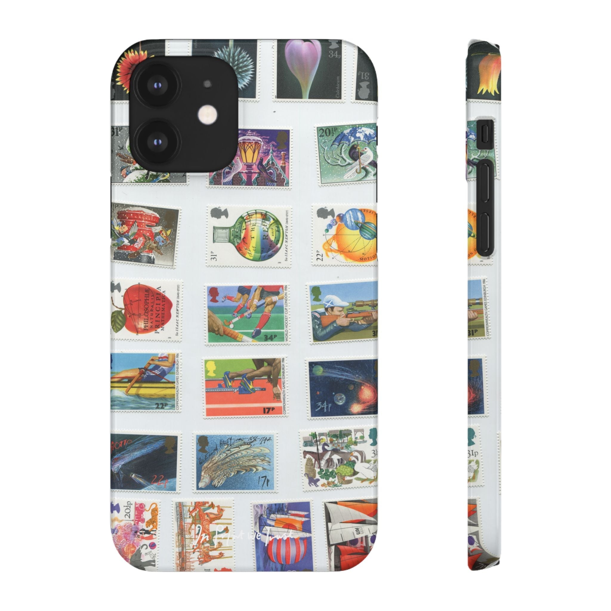 stamp iPhone case - In Print We Trust