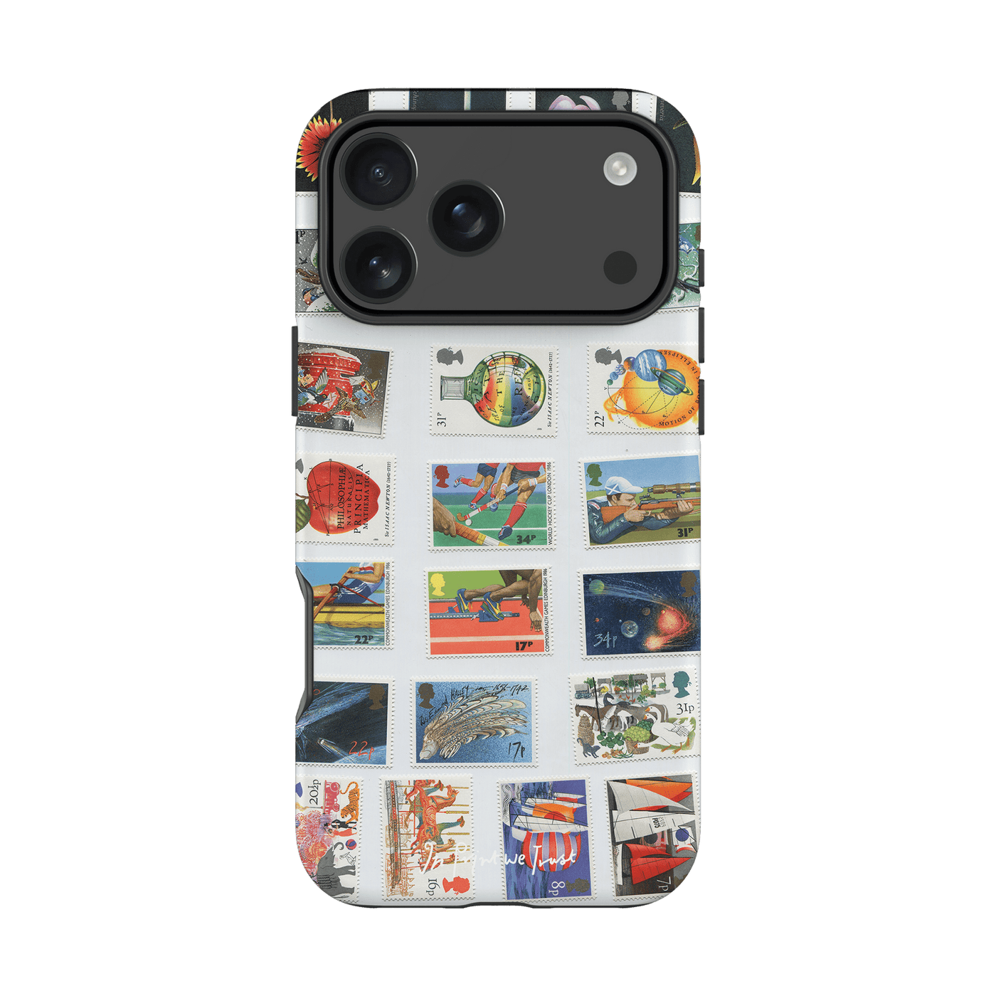 stamp tough iPhone case - In Print We Trust