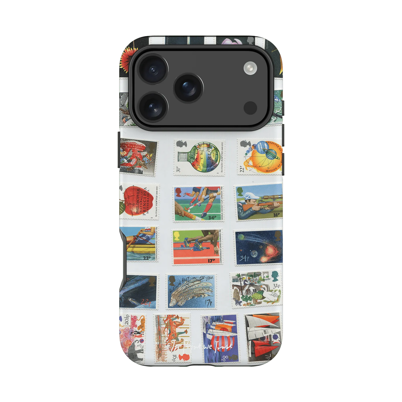 stamp tough iPhone case - In Print We Trust