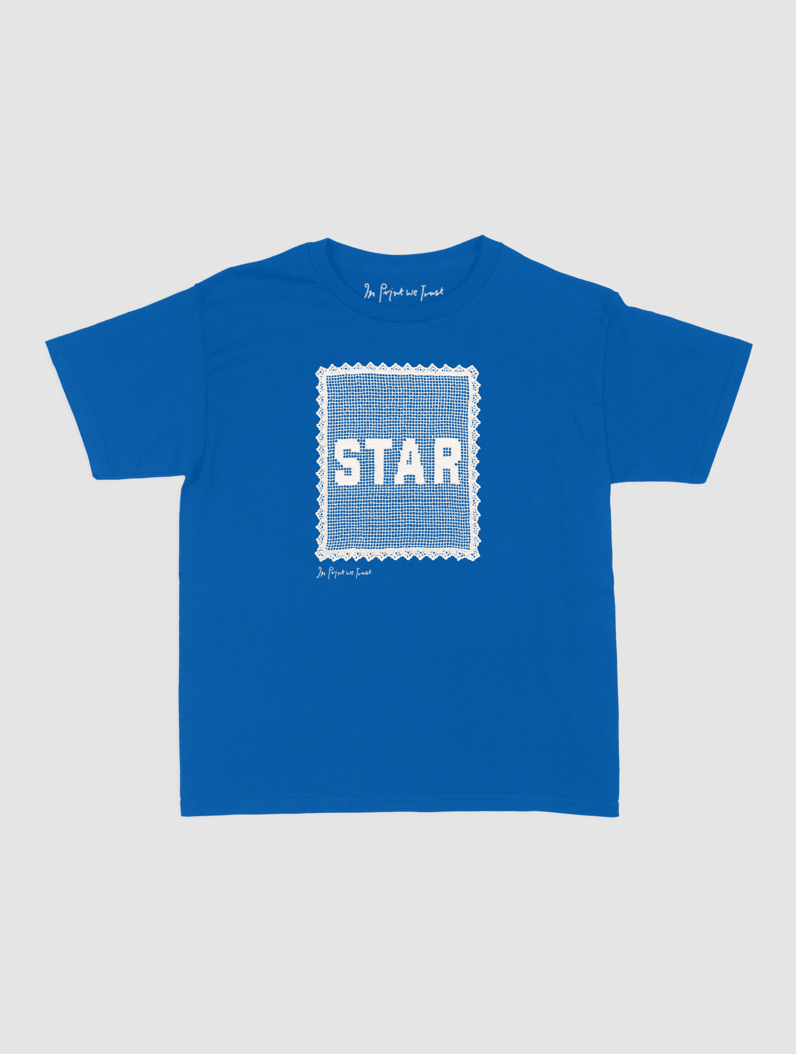 star crochet baby tee - In Print We Trust