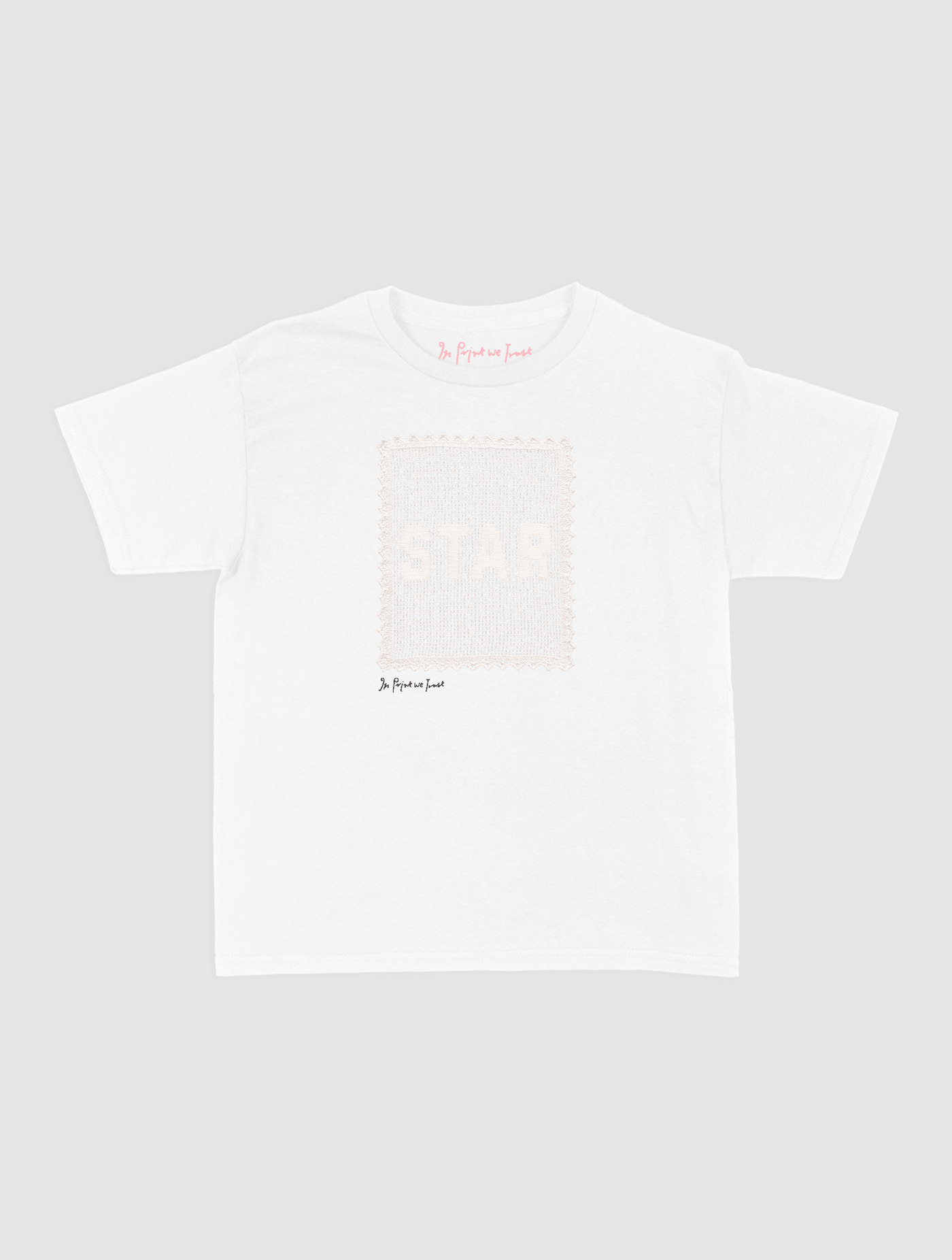 star crochet baby tee - In Print We Trust