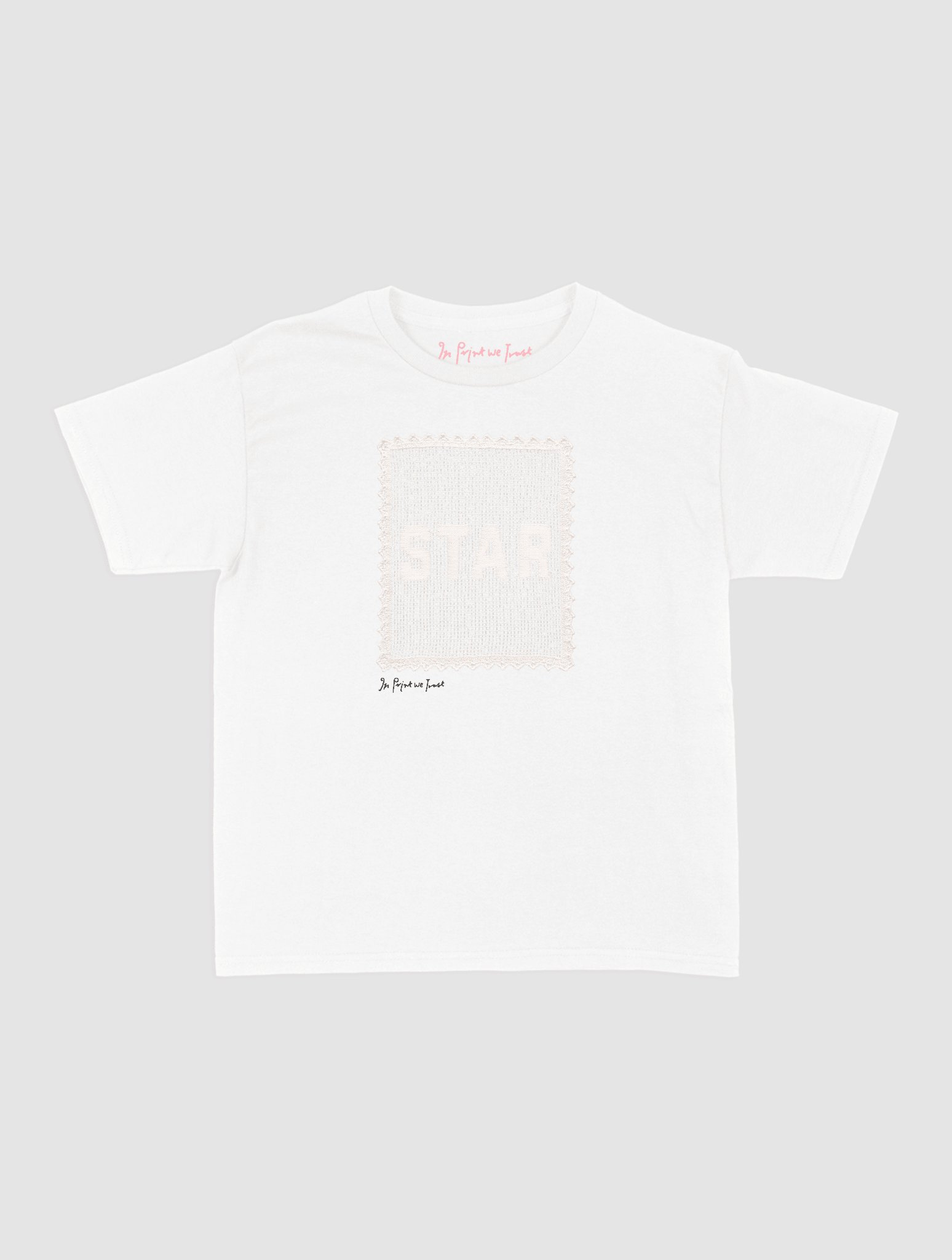 star crochet baby tee - In Print We Trust