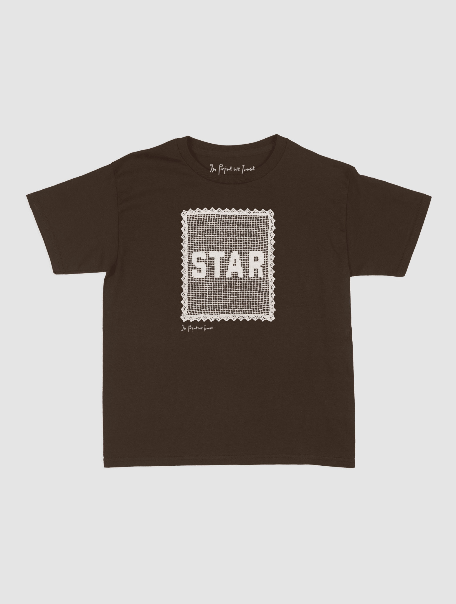 star crochet baby tee - In Print We Trust