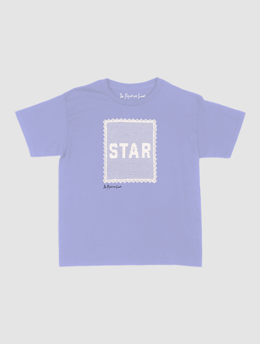 star crochet baby tee - In Print We Trust
