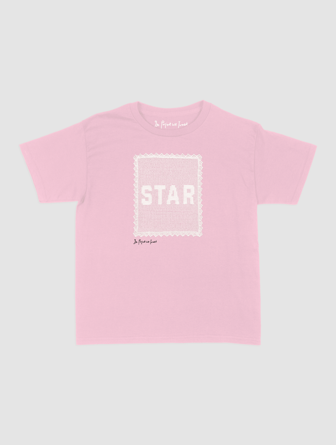 star crochet baby tee - In Print We Trust