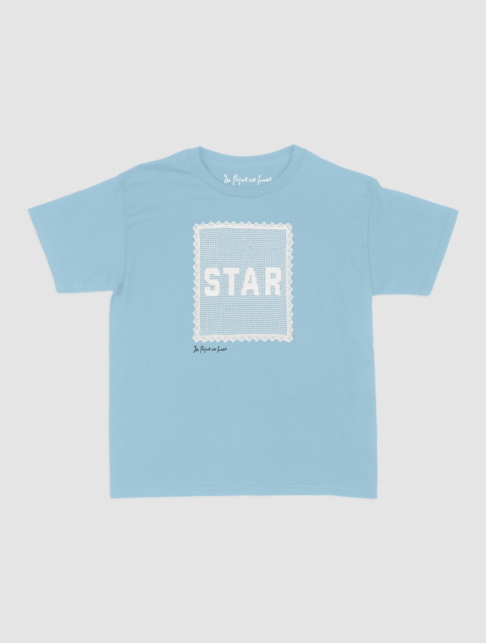 star crochet baby tee - In Print We Trust