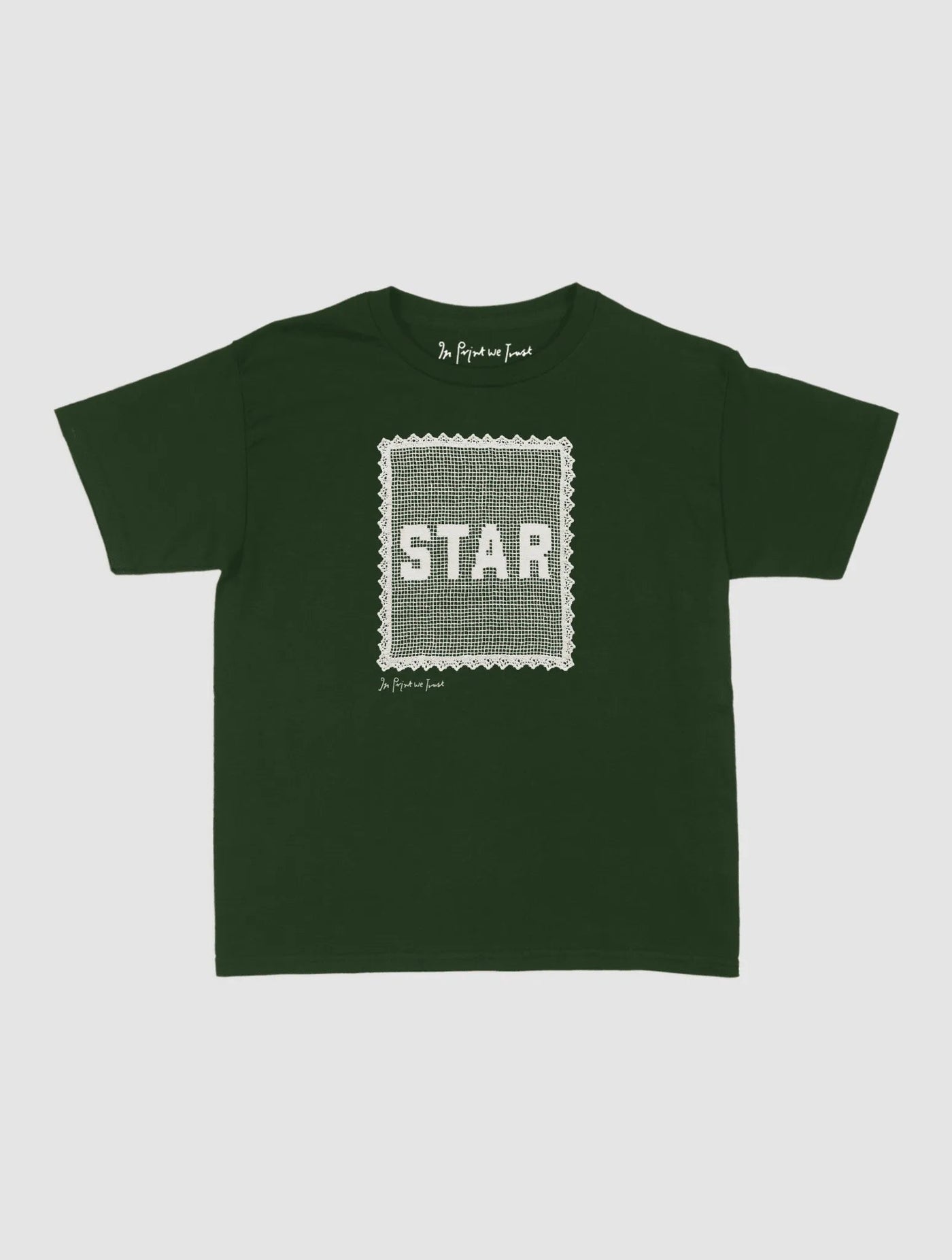star crochet baby tee - In Print We Trust