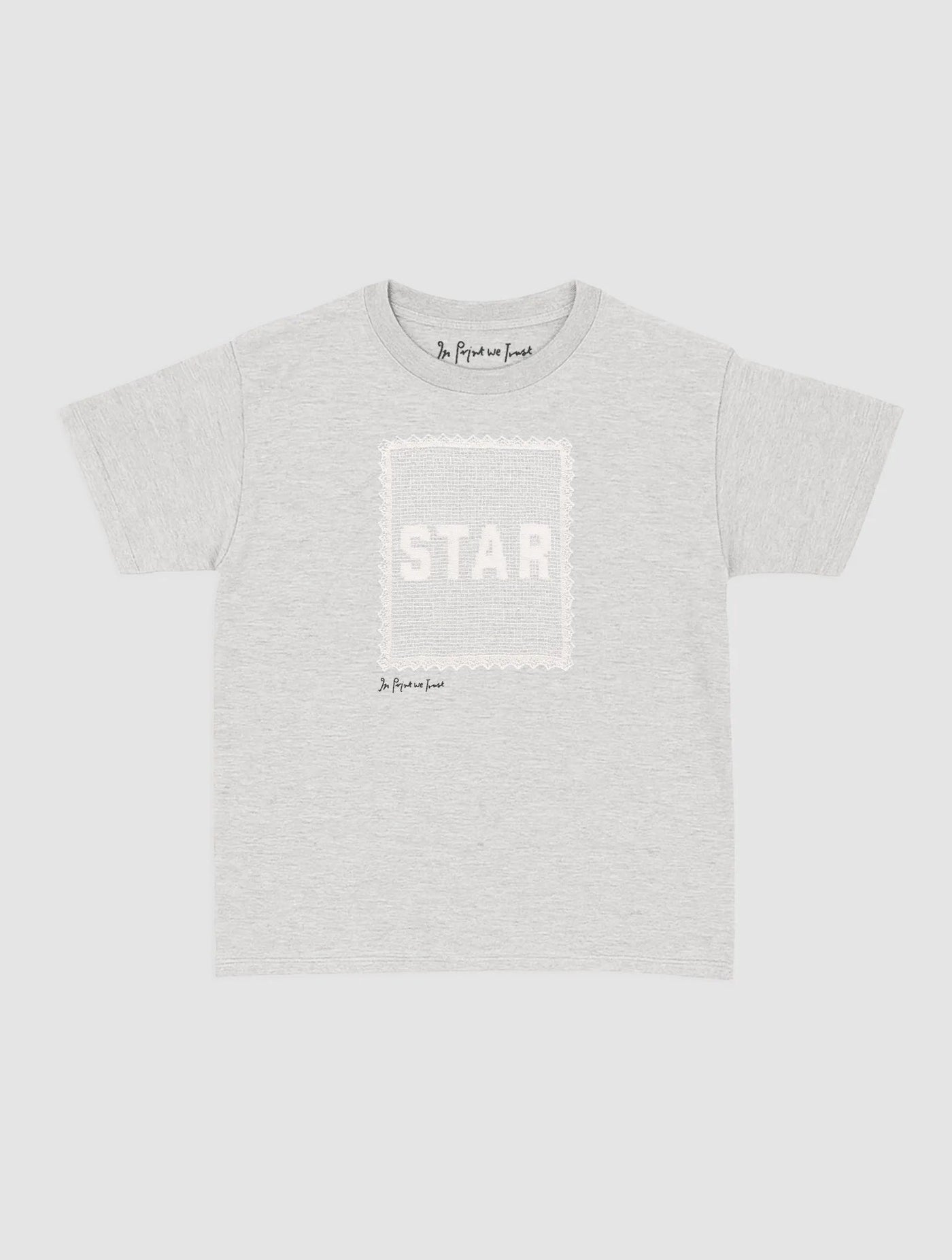 star crochet baby tee - In Print We Trust