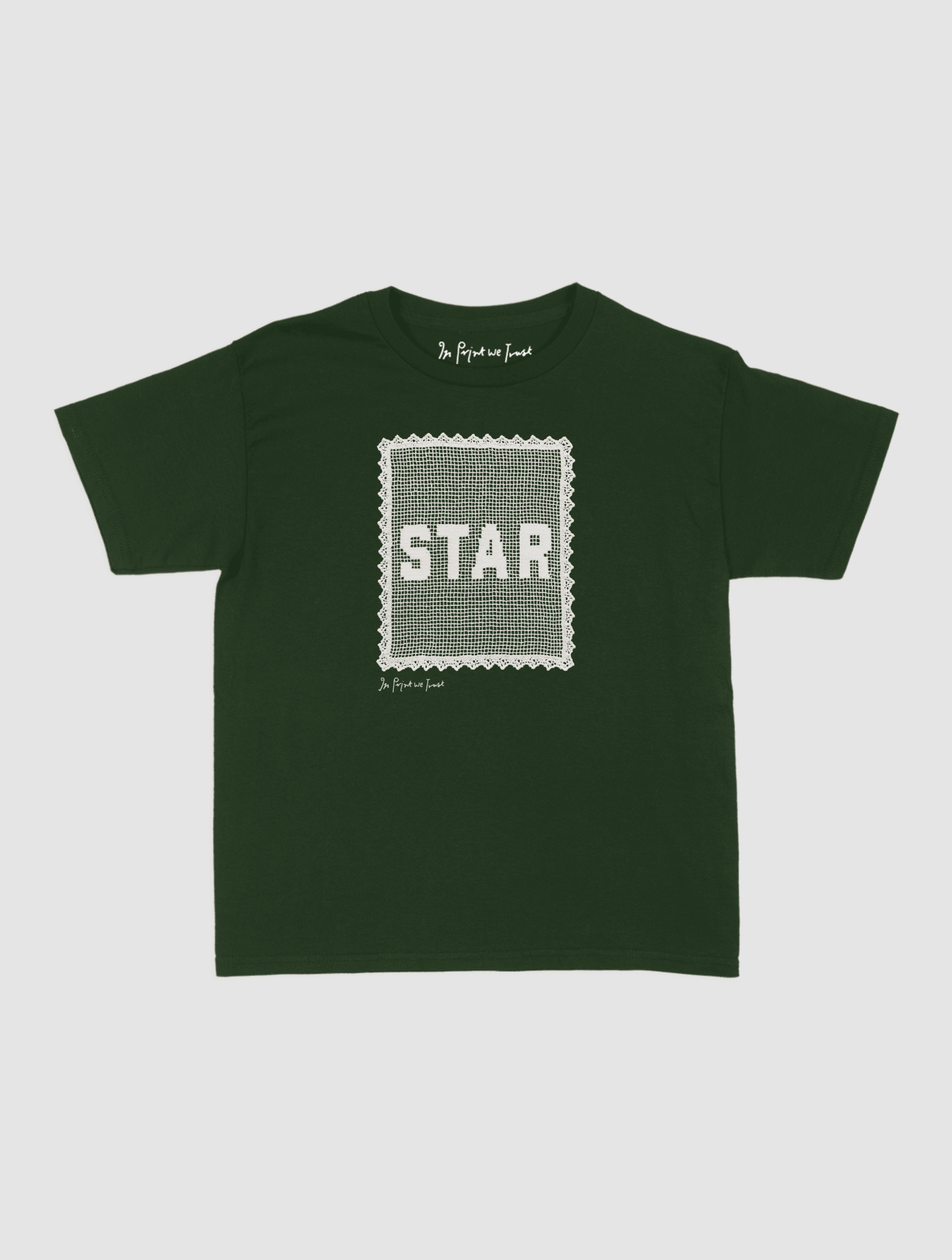 star crochet baby tee - In Print We Trust