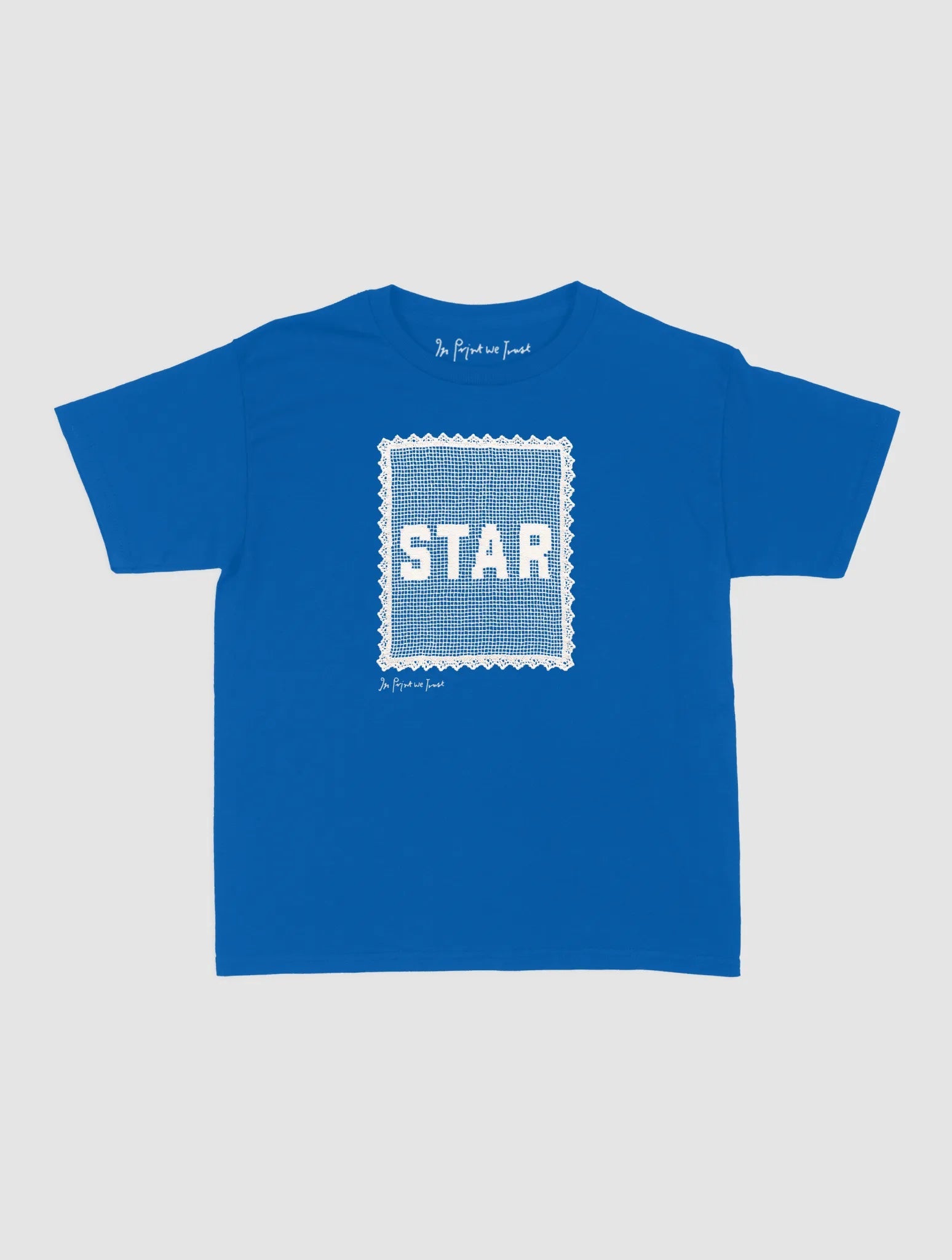 star crochet baby tee - In Print We Trust