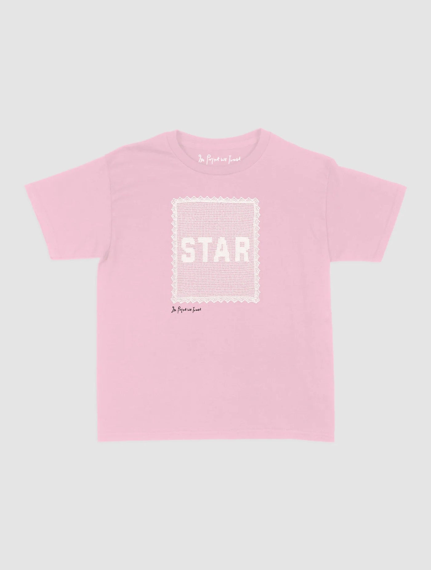 star crochet baby tee - In Print We Trust