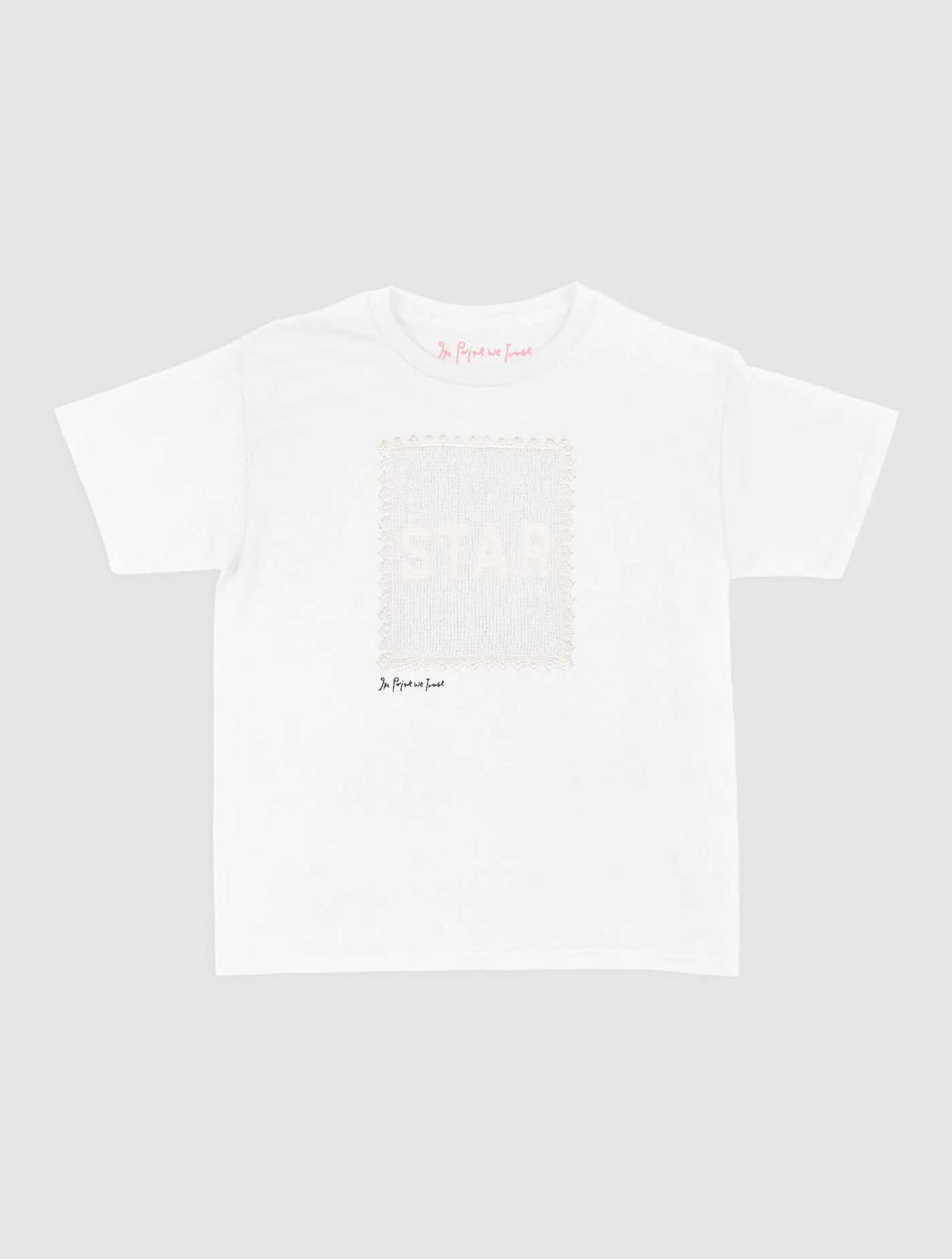 star crochet baby tee - In Print We Trust