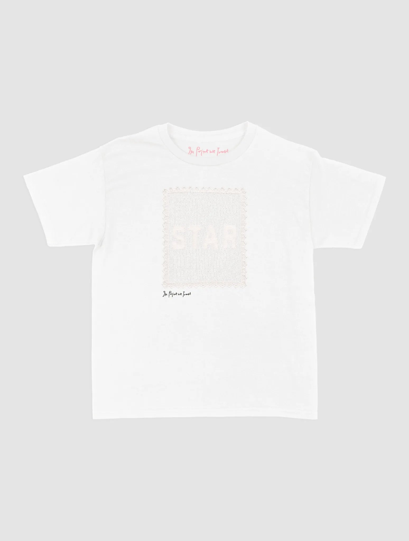 star crochet baby tee - In Print We Trust