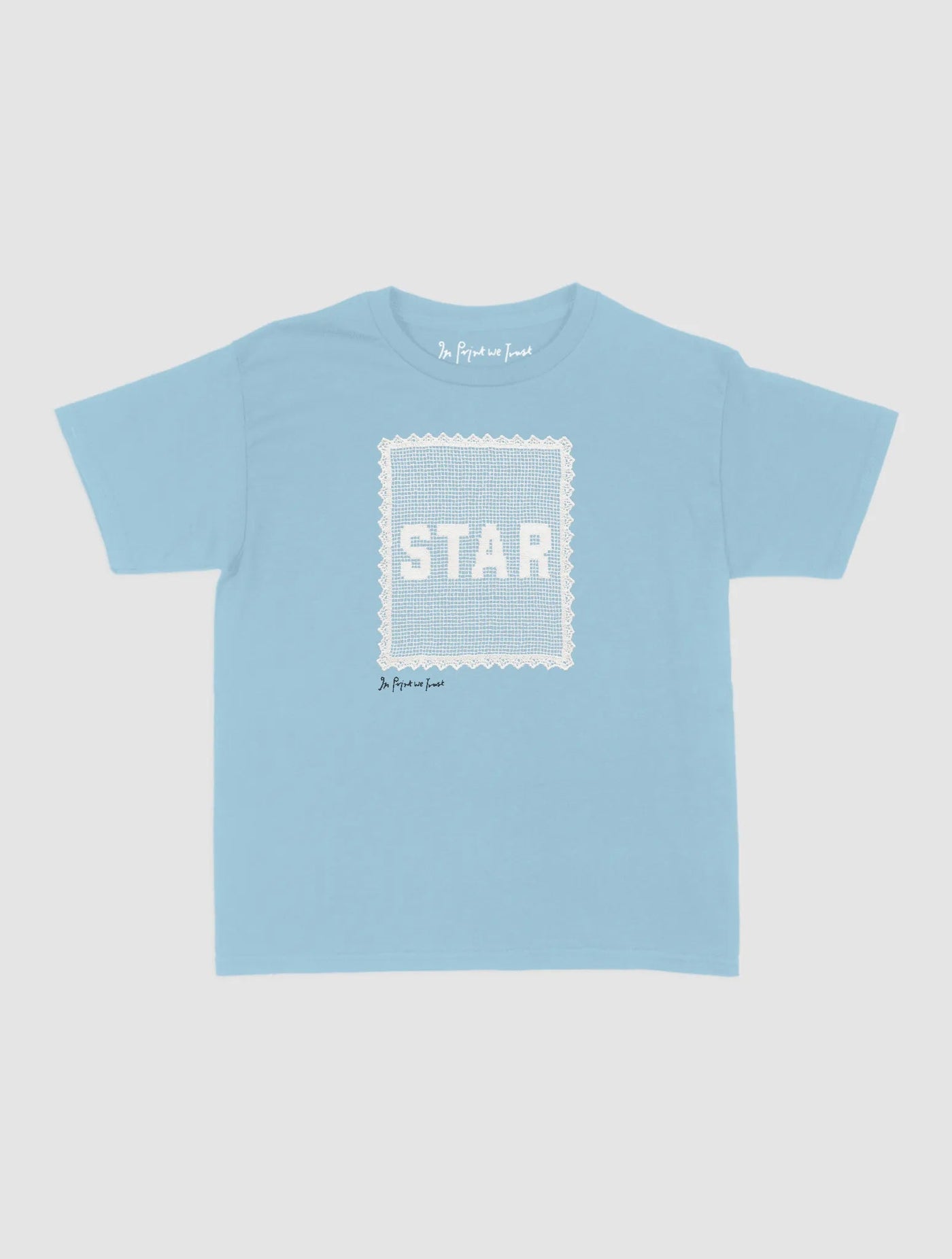star crochet baby tee - In Print We Trust