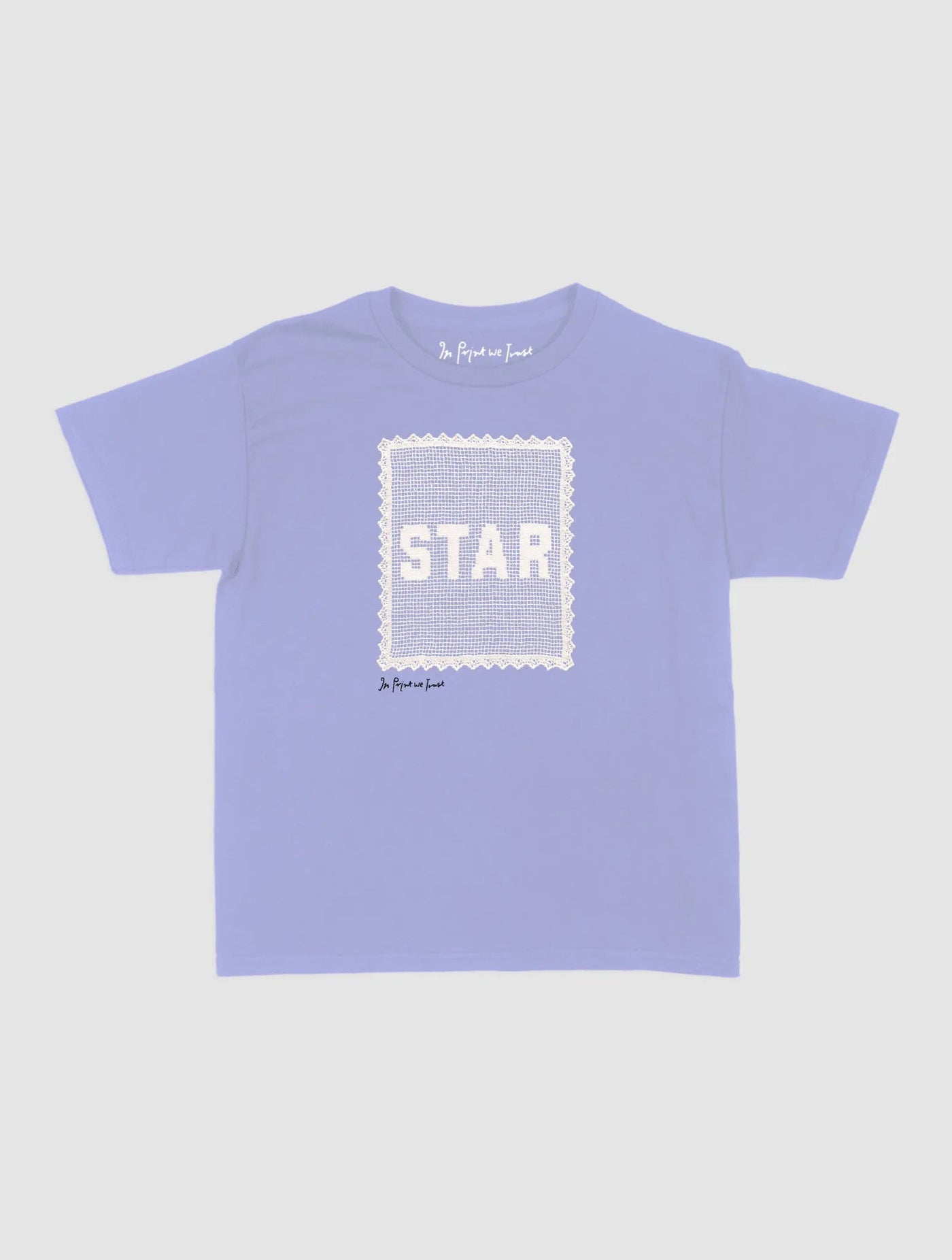 star crochet baby tee - In Print We Trust