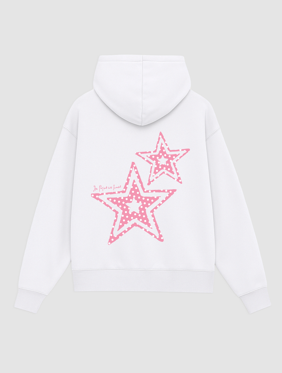 starstruck white hoodie
