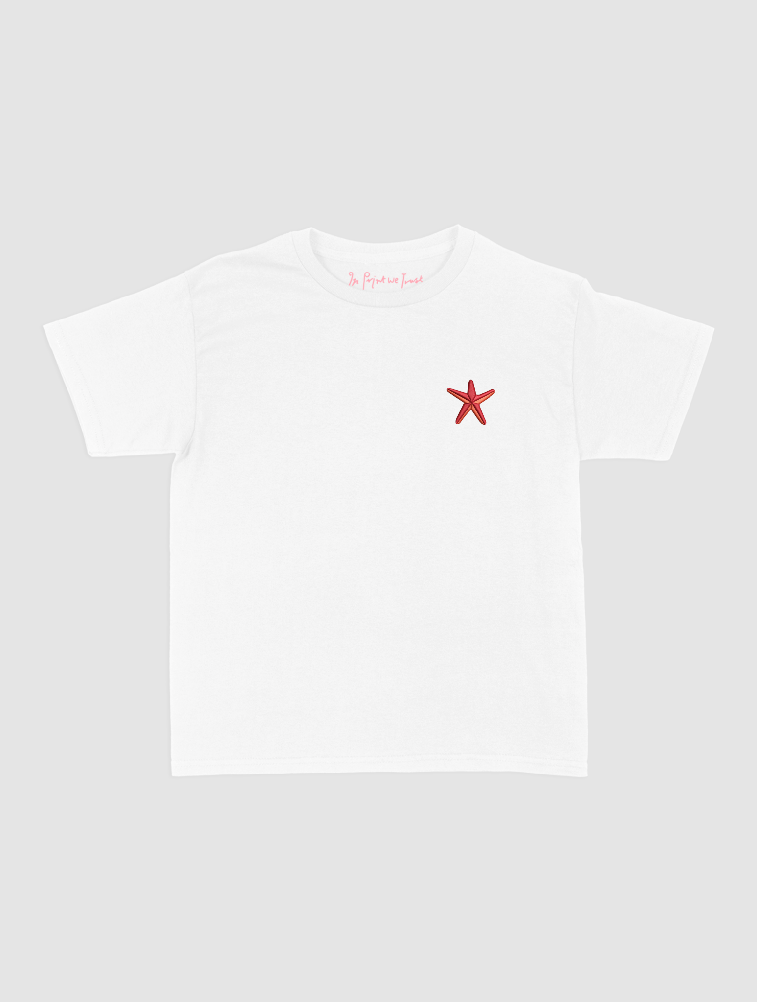 starfish embroidered baby tee - In Print We Trust