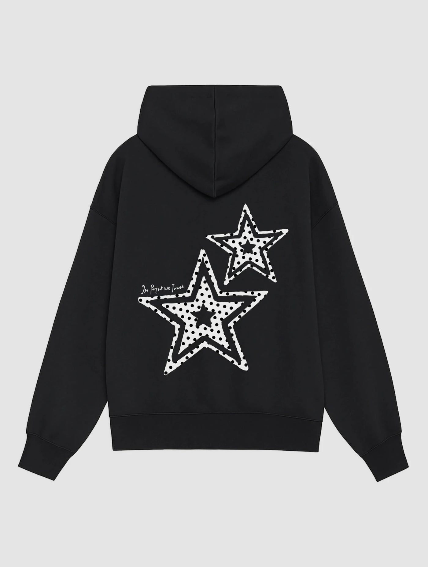starstruck black hoodie - In Print We Trust