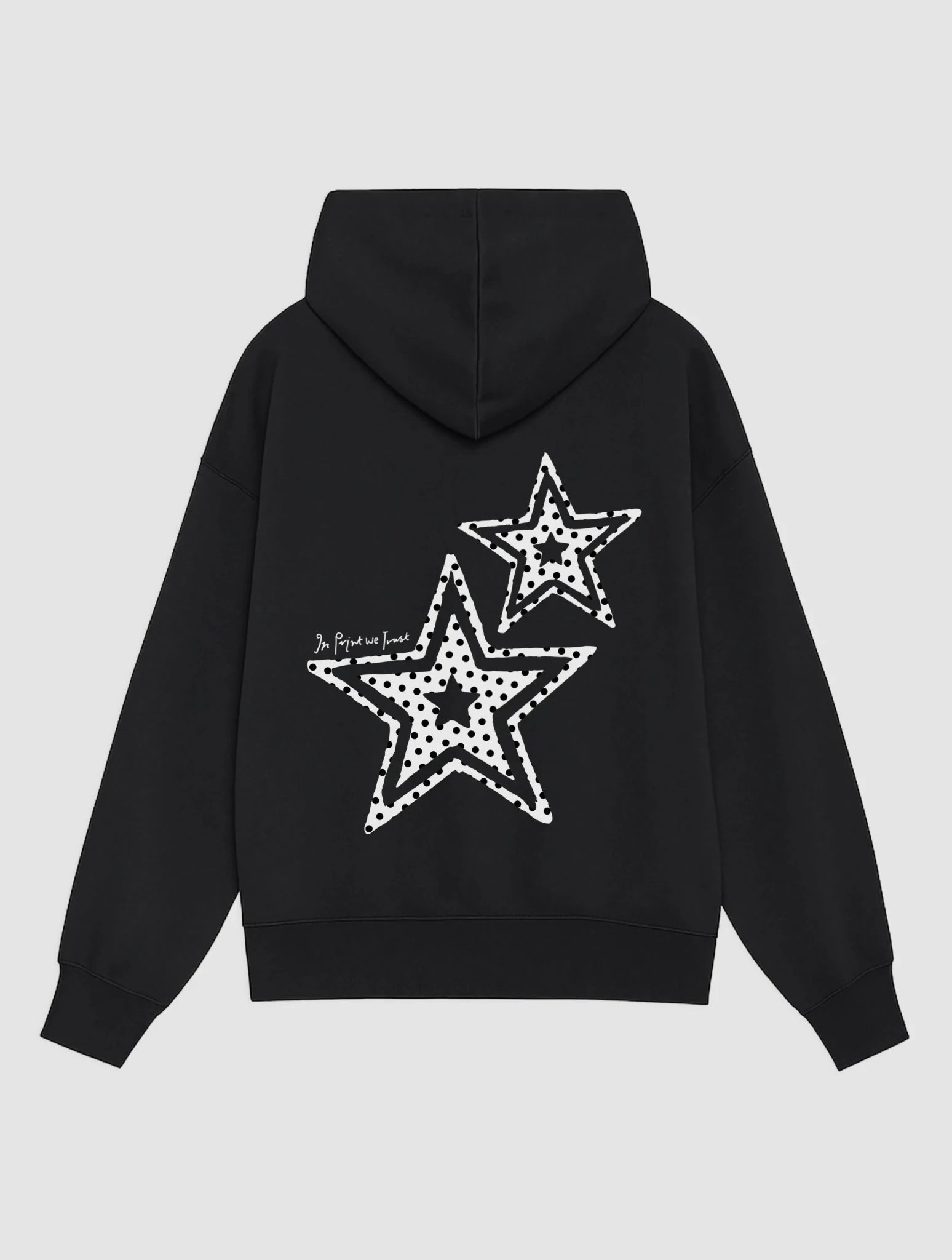 starstruck black hoodie - In Print We Trust