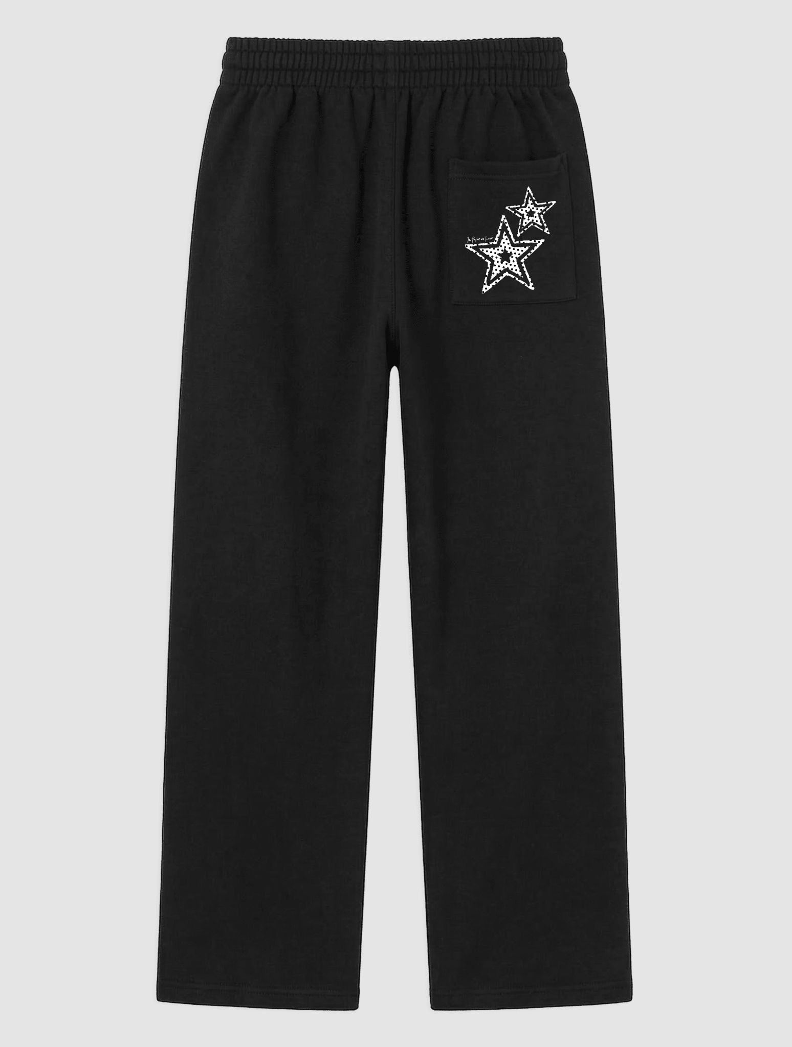 starstruck black sweatpants - In Print We Trust