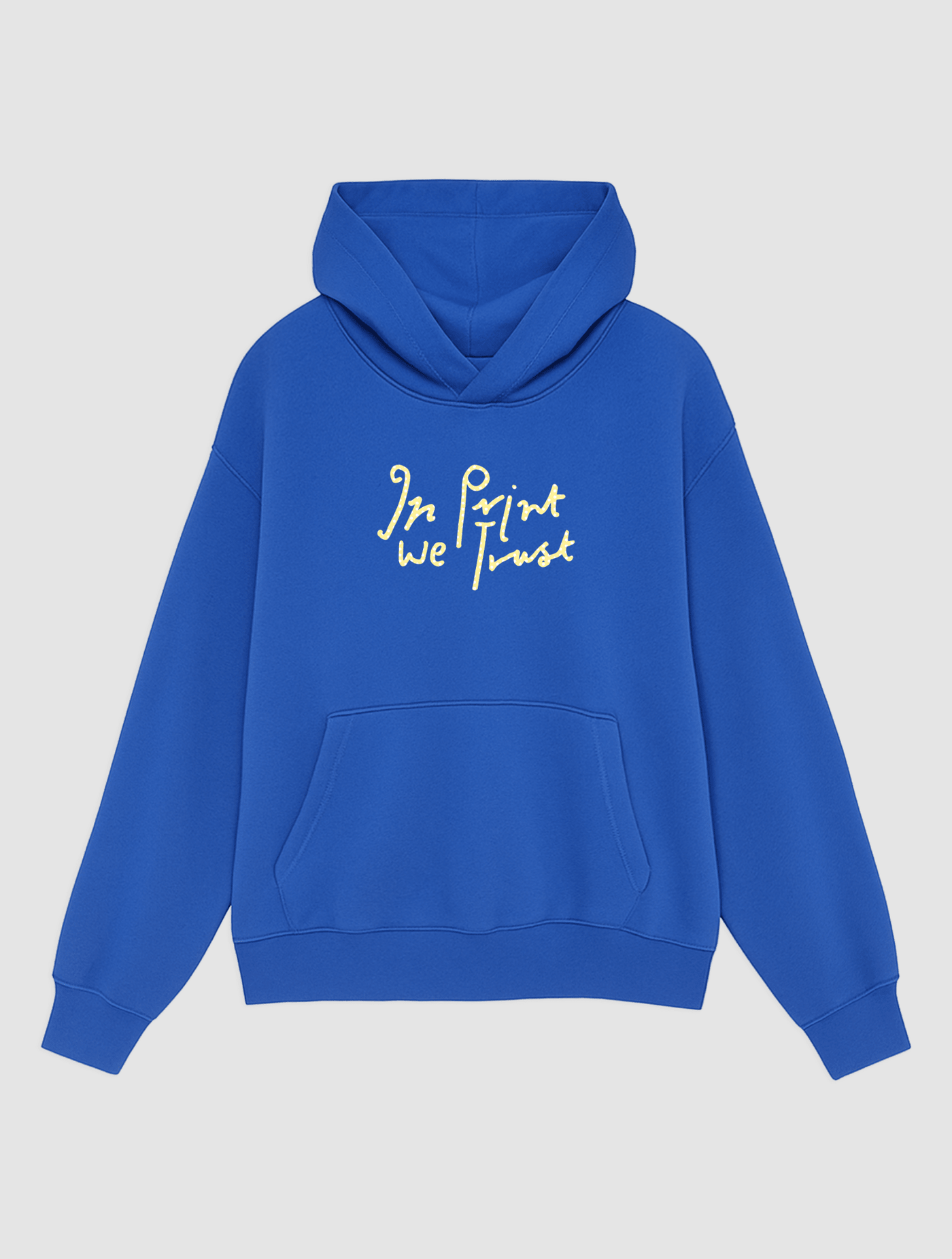 starstruck blue hoodie - In Print We Trust