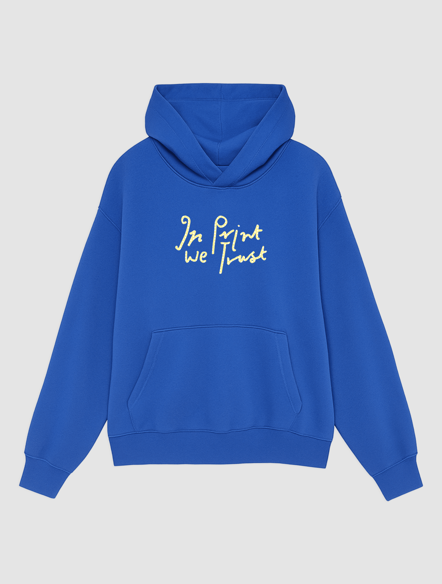 starstruck blue hoodie - In Print We Trust