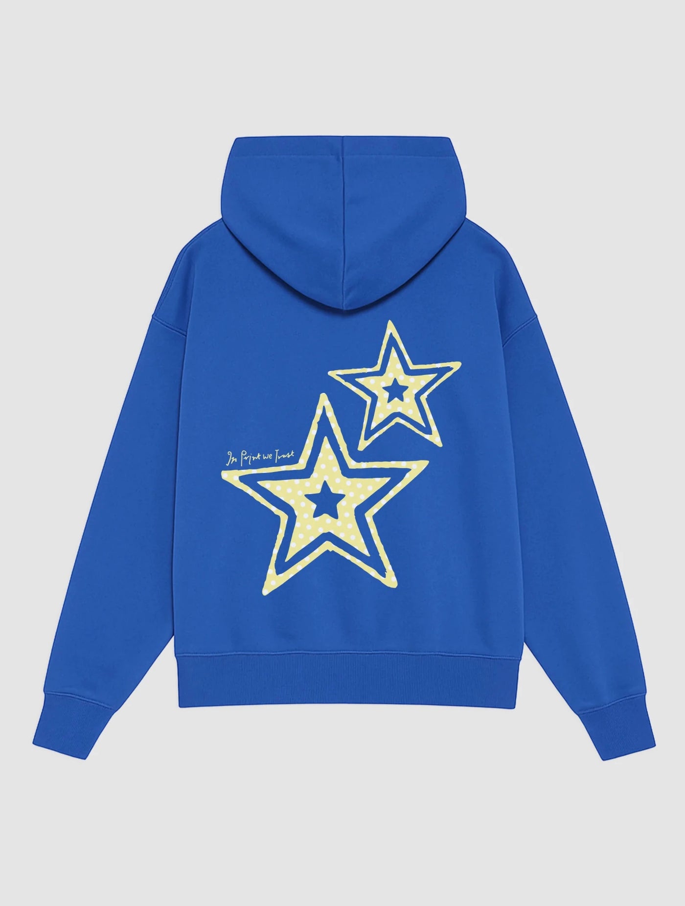 starstruck blue hoodie - In Print We Trust