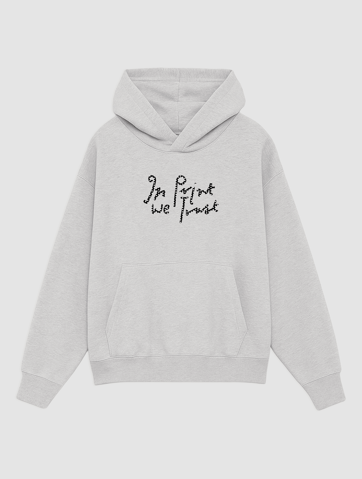 starstruck grey hoodie - In Print We Trust