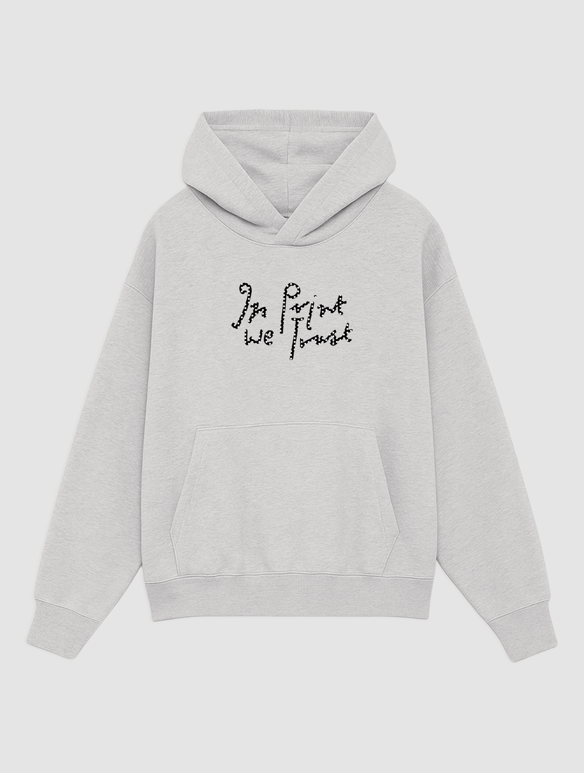 starstruck grey hoodie - In Print We Trust
