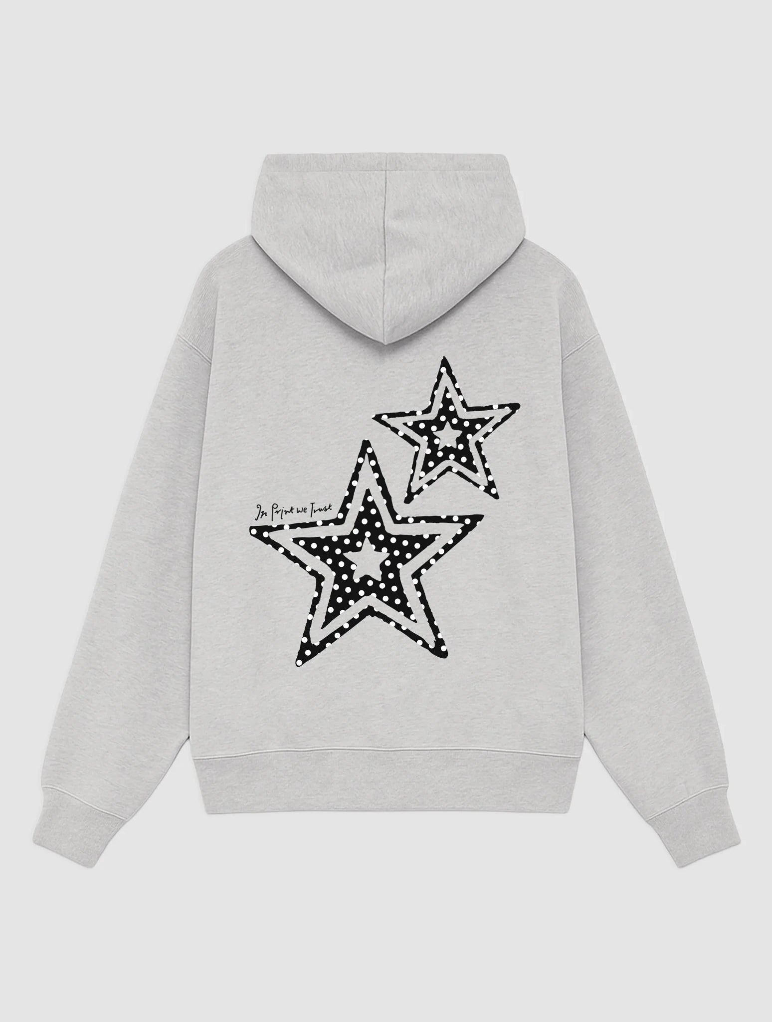 starstruck grey hoodie - In Print We Trust