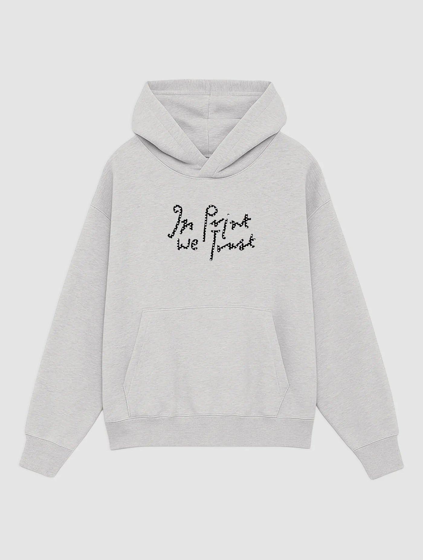 starstruck grey hoodie - In Print We Trust