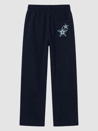 starstruck navy sweatpants - In Print We Trust