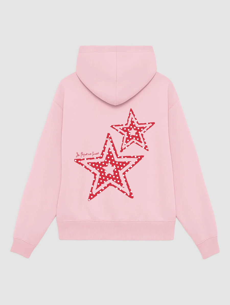 starstruck pink hoodie - In Print We Trust
