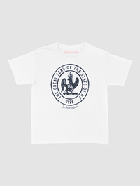 state of NY baby tee - In Print We Trust