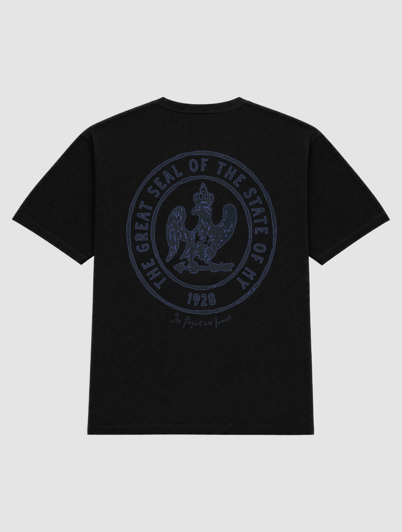 state of ny heavyweight tee - In Print We Trust