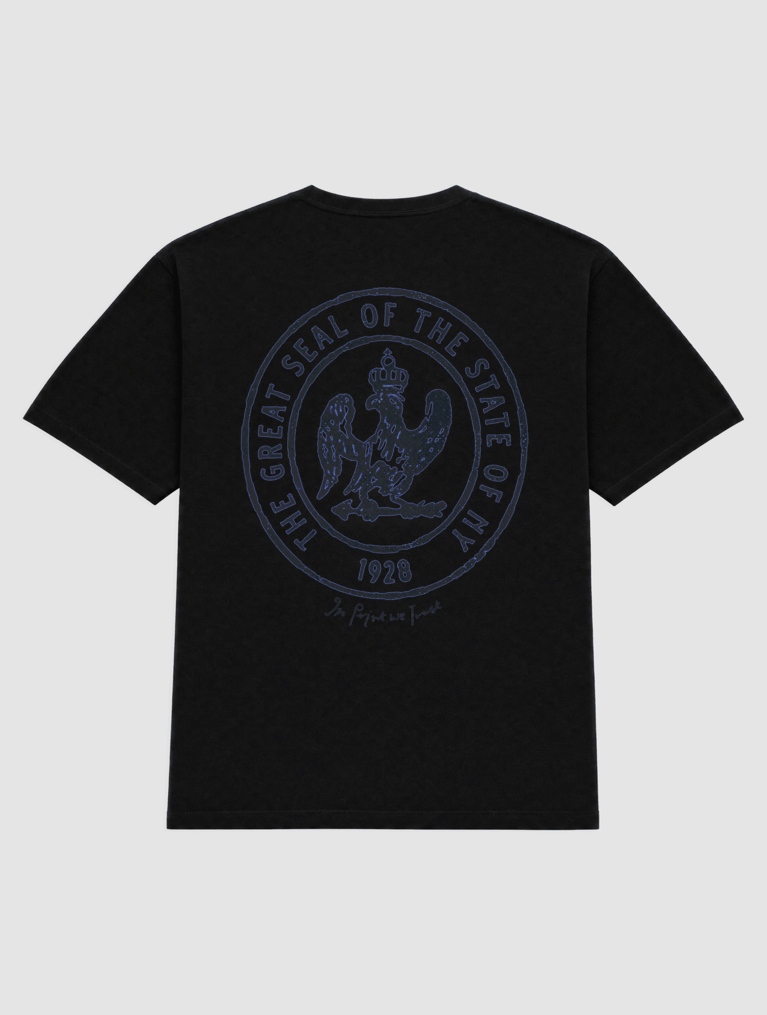 state of ny heavyweight tee - In Print We Trust