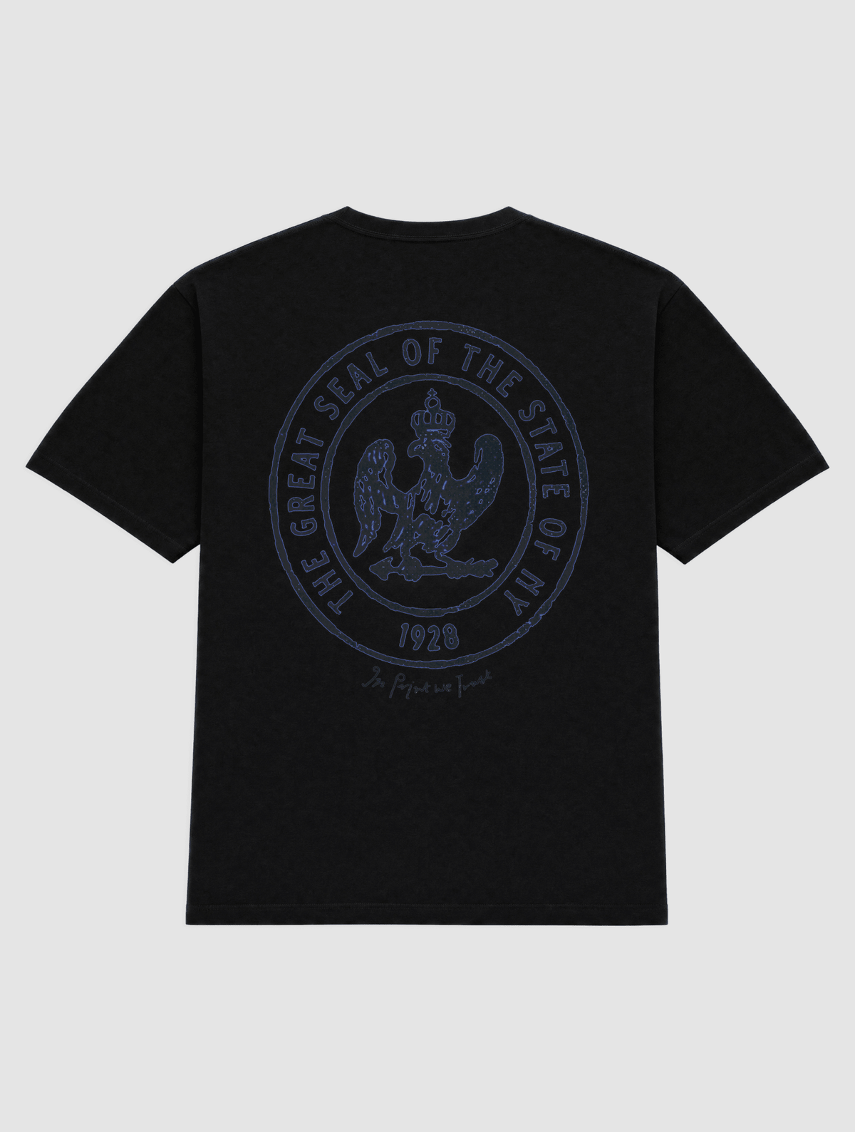 state of ny heavyweight tee - In Print We Trust
