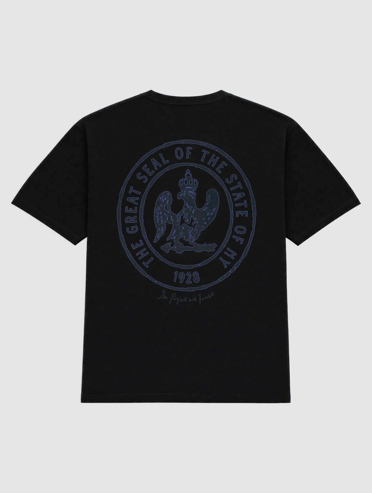 state of ny heavyweight tee - In Print We Trust