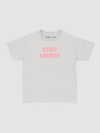 stay weird baby tee - In Print We Trust