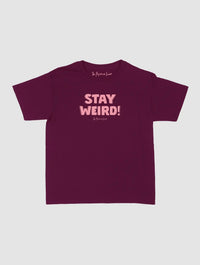 stay weird baby tee - In Print We Trust