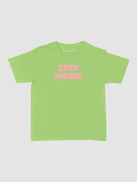 stay weird baby tee - In Print We Trust