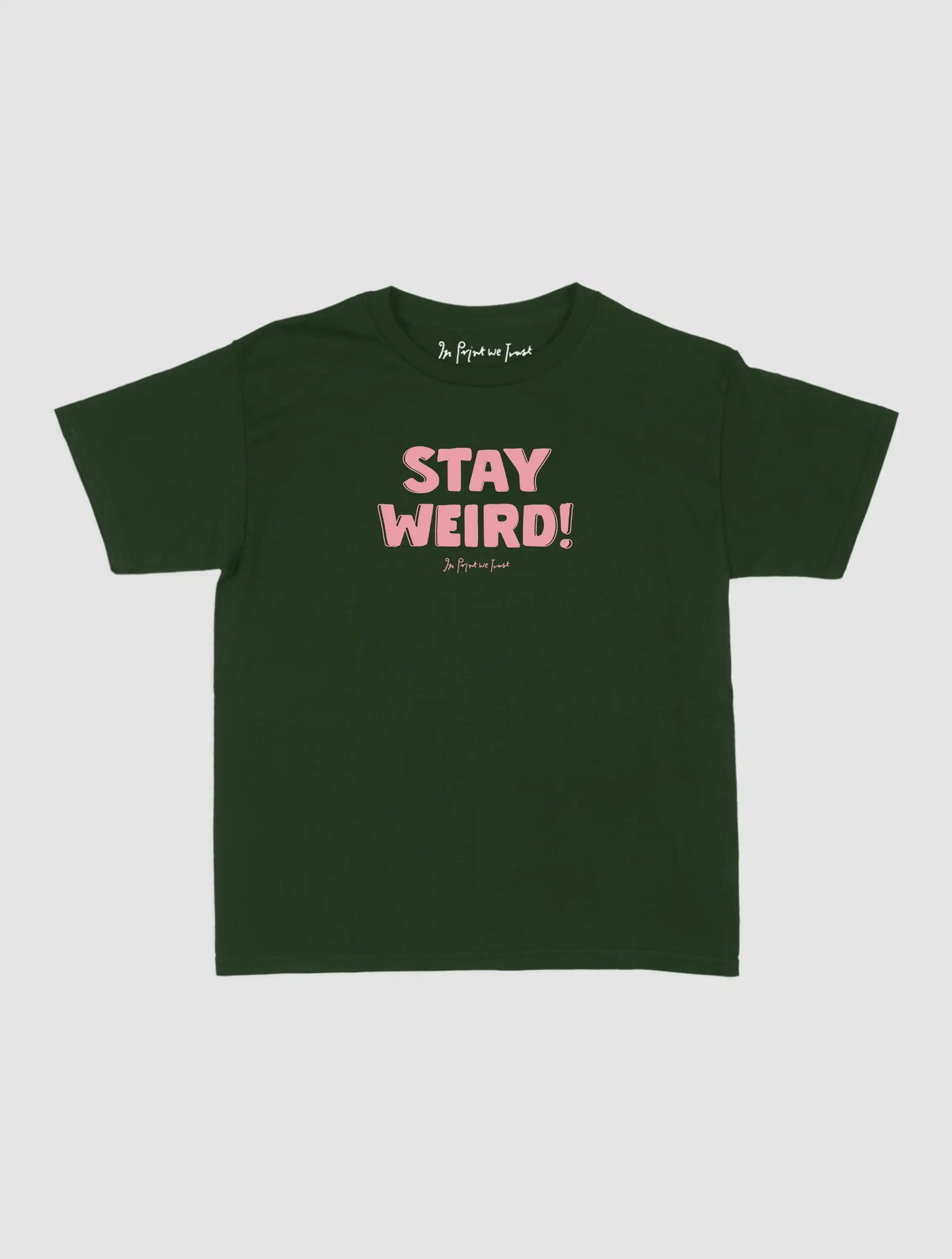 stay weird baby tee