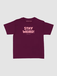 stay weird baby tee